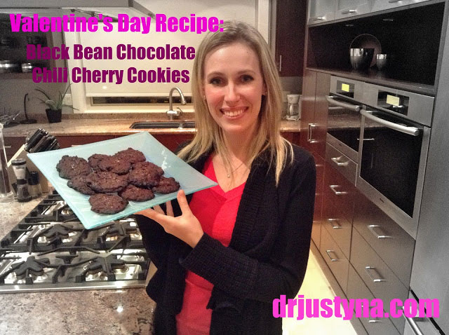 Valentine’s Day Recipe: Black Bean Chocolate Chili Cherry Cookies